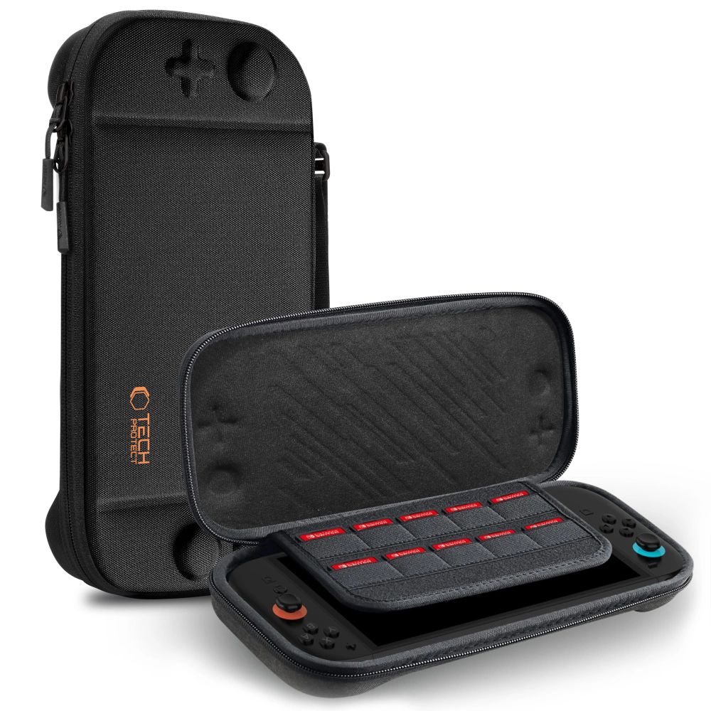 Tech-Protect Slim Pouch jaoks Nintendo Switch 2 - Must