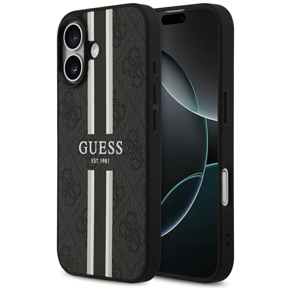 Guess 4G Printed Stripes MagSafe ümbris jaoks iPhone 17 - must