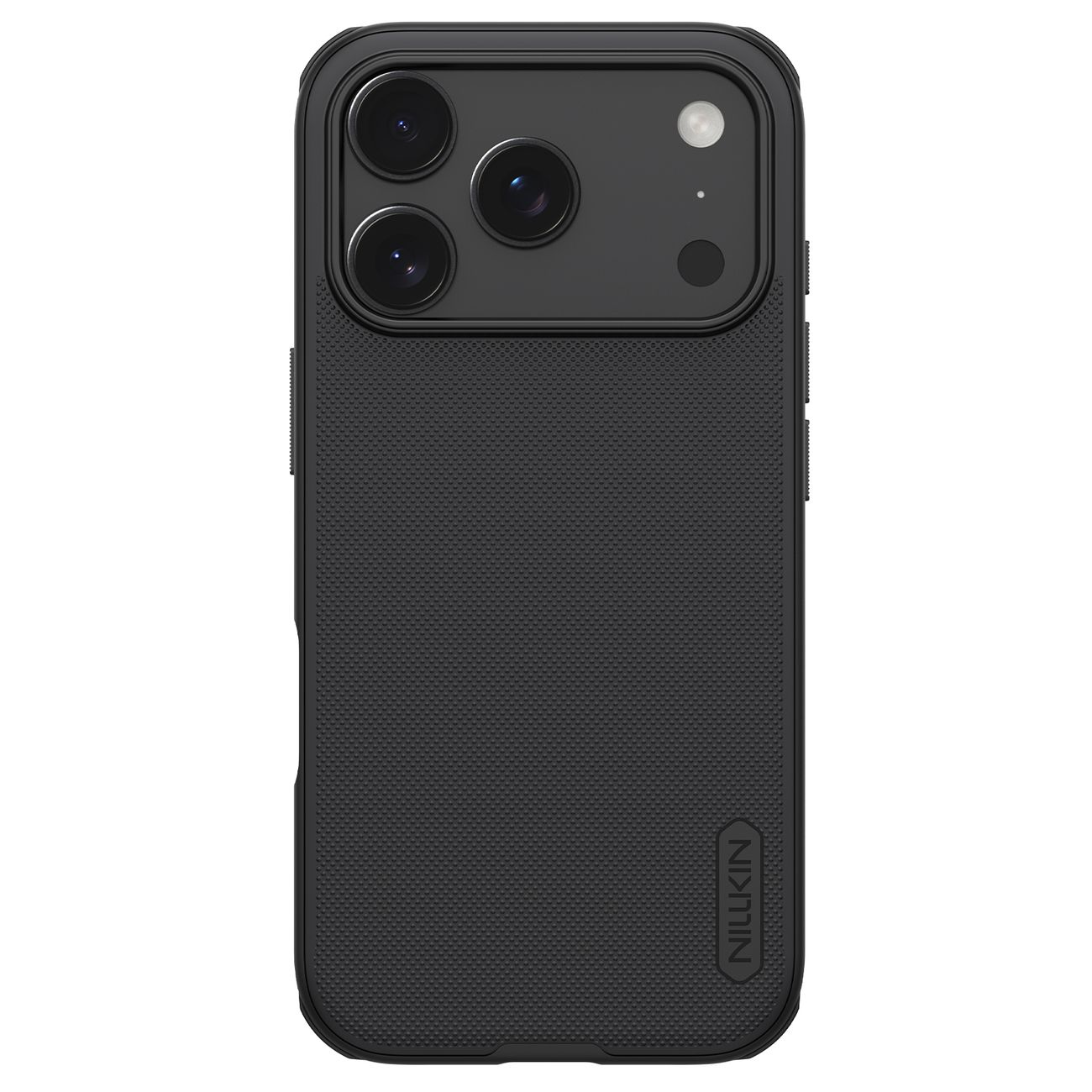 Nillkin Super Frosted Shield Pro магнитный Чехол совместимый с MagSafe для iPhone 17 Pro - чёрный