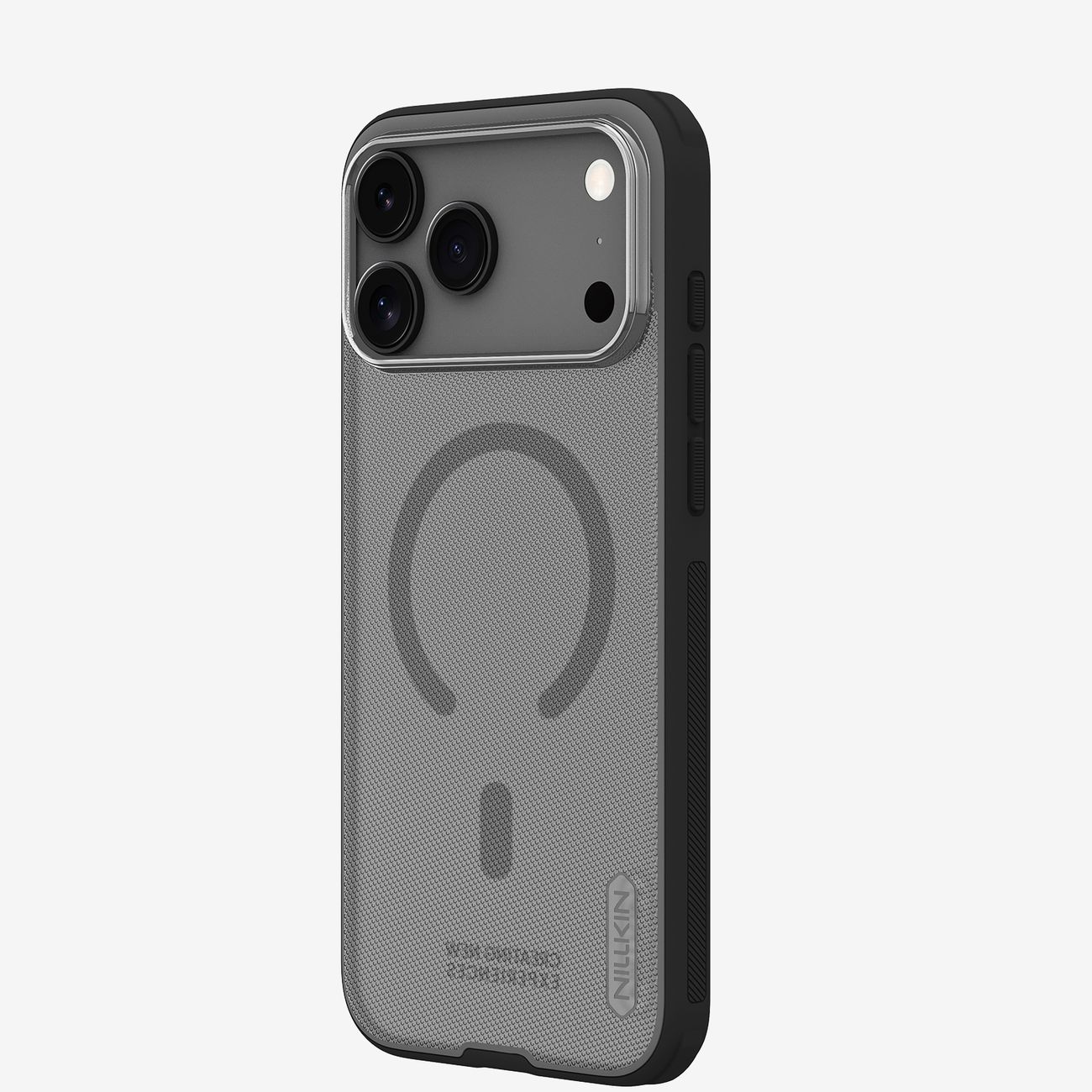 Nillkin Super Frosted Shield Pro Magnetic Ümbris Compatible with MagSafe jaoks iPhone 17 Pro Max - Translucent Must