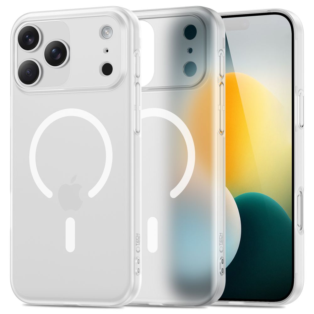 Tech-Protect MagSlim MagSafe Ümbris jaoks iPhone 17 Pro Max - Matt Valge