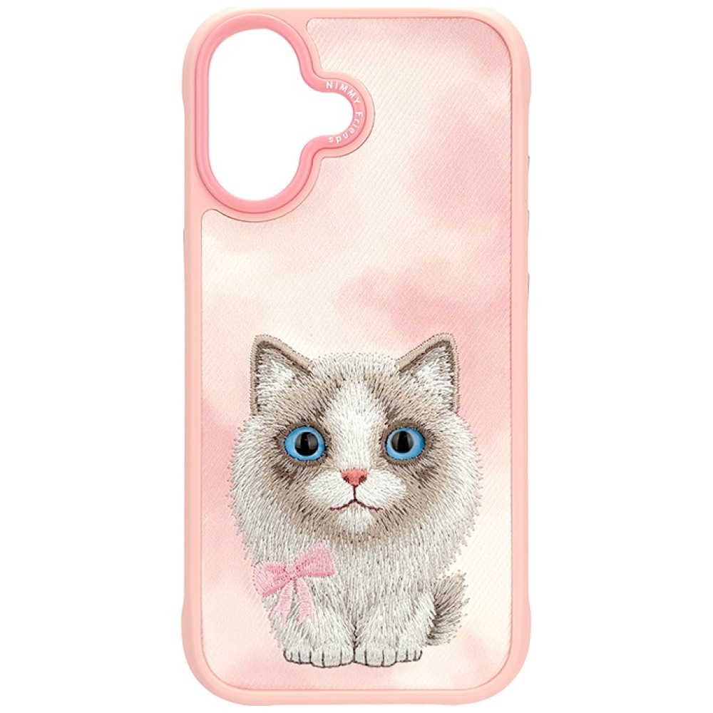 Nimmy Big Eyed Pet 2.0 Cat Ümbris jaoks iPhone 17 - Roosa