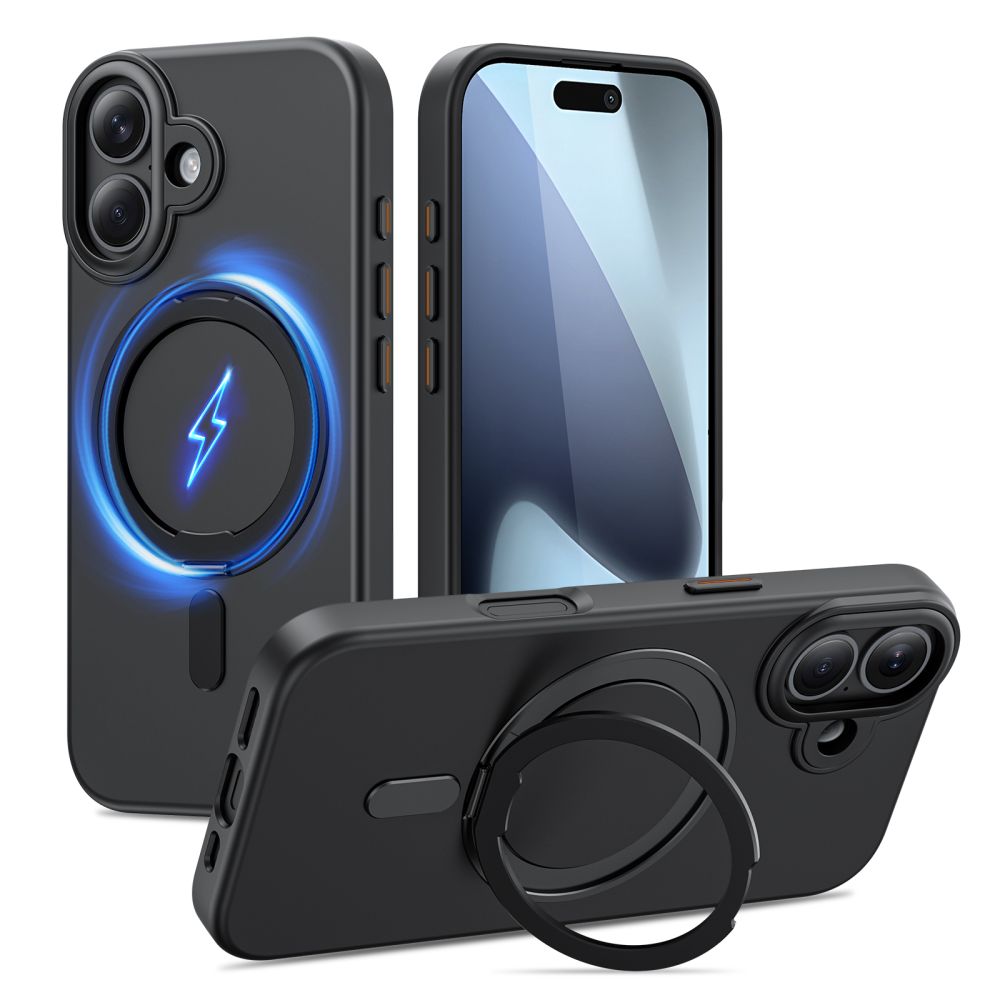 Tech-Protect MagRing MagSafe ümbris jaoks iPhone 17 - matt must