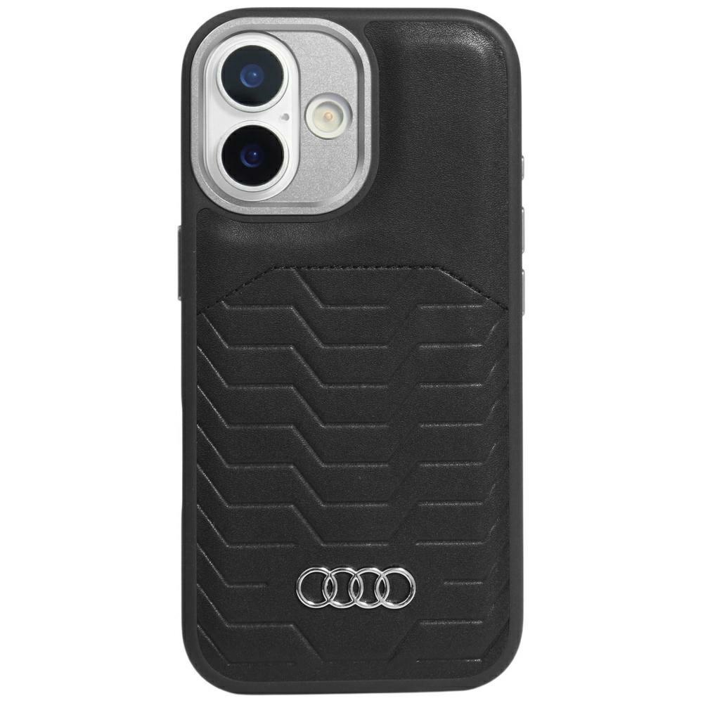Audi GT Synthetic Leather MagSafe ümbris jaoks iPhone 17 - must