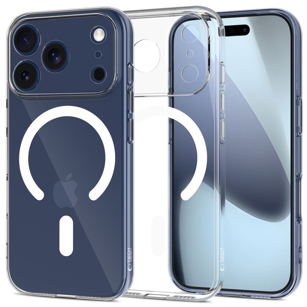 Tech-Protect FlexAir MagSafe Ümbris jaoks iPhone 17 Pro Max - Clear