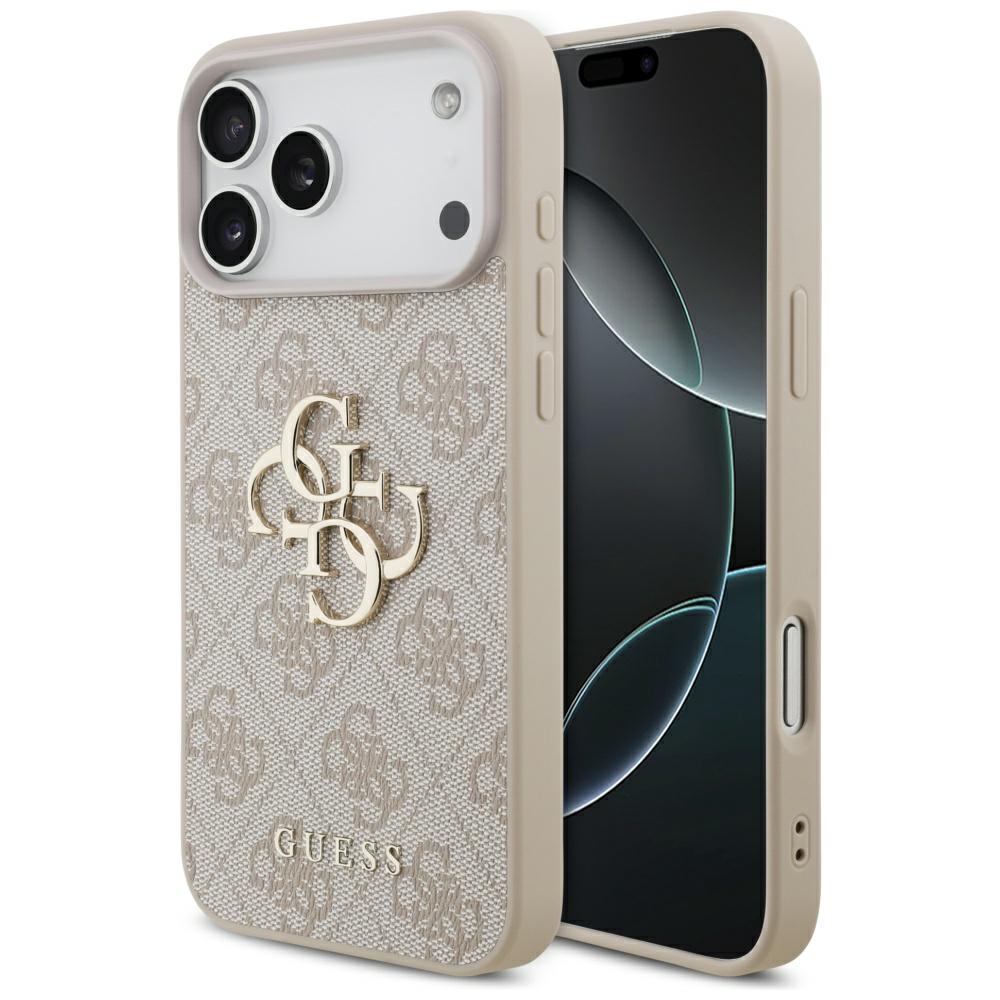 Guess 4G Big Logo Ümbris jaoks iPhone 17 Pro Max - Roosa