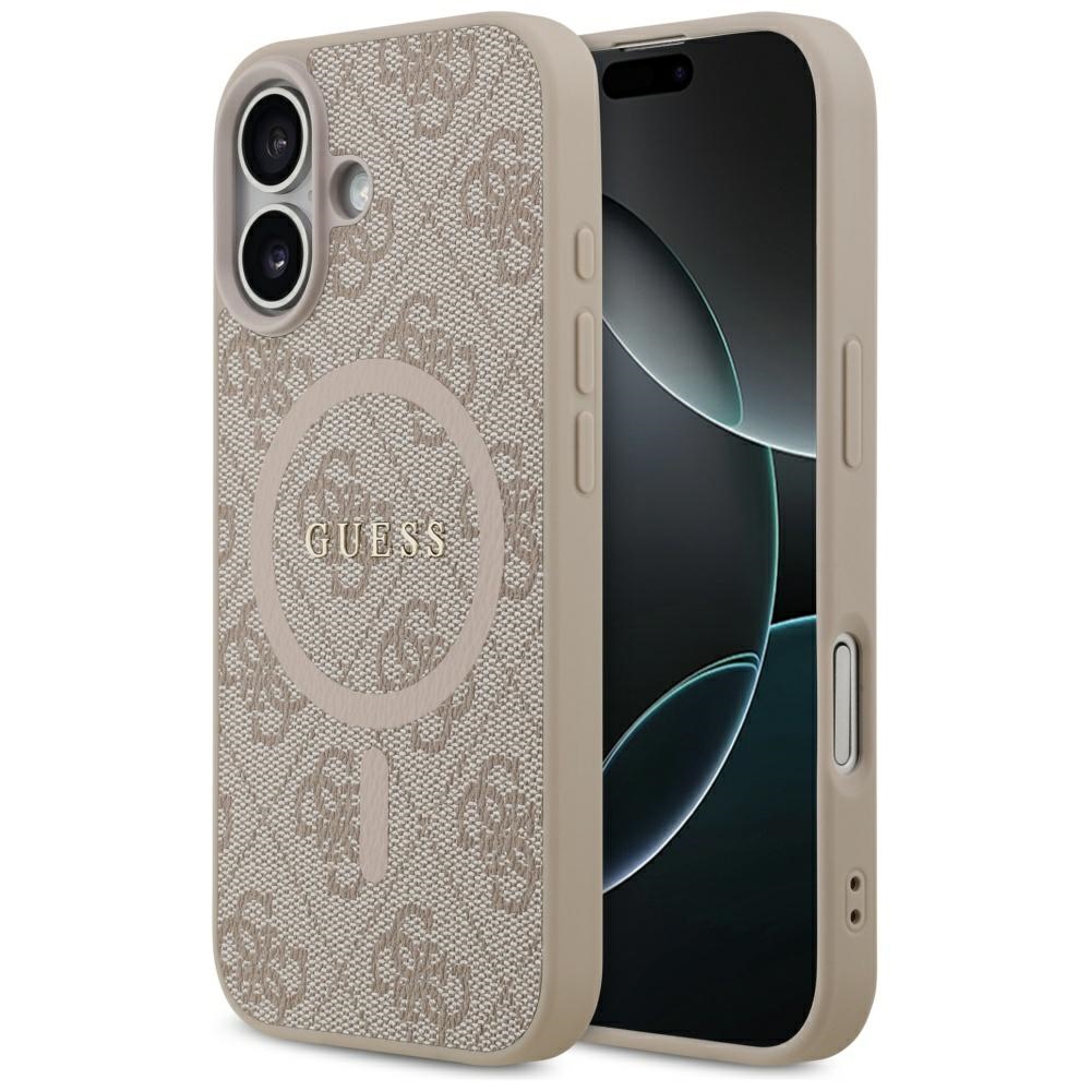 Guess 4G Ring Classic Logo MagSafe Ümbris jaoks iPhone 17 - Roosa