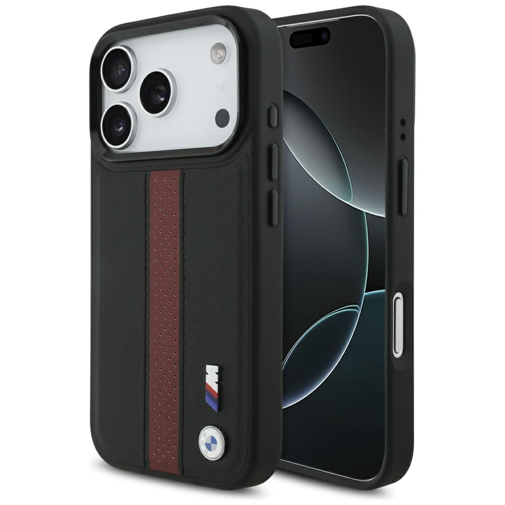 BMW M Perforated Stripe Logo MagSafe Ümbris jaoks iPhone 17 Pro - Punane