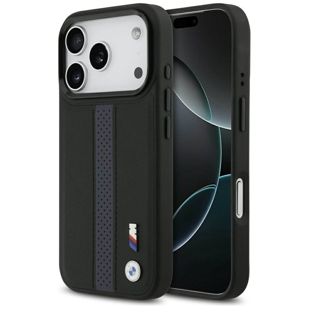 BMW M Perforated Stripe Logo MagSafe Ümbris jaoks iPhone 17 Pro - Sinine