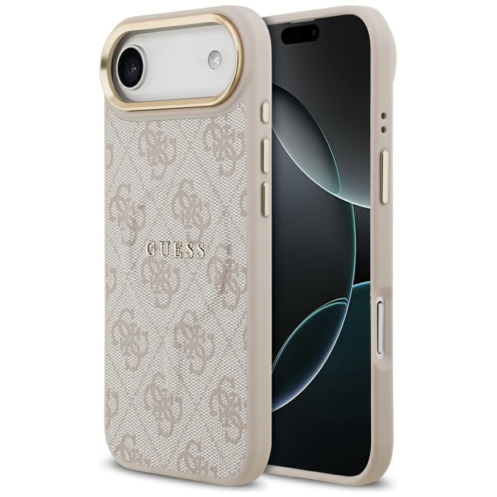 GUESS ümbris jaoks IPHONE 17 Air compatible with MagSafe GUHMP17MP4MSEGCP (PU 4G W/ Classic) roosa