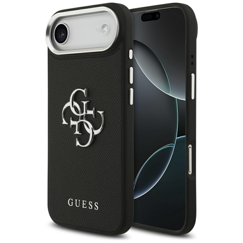 Guess Grained Big 4G Classic Logo ümbris jaoks iPhone 17 Air - must