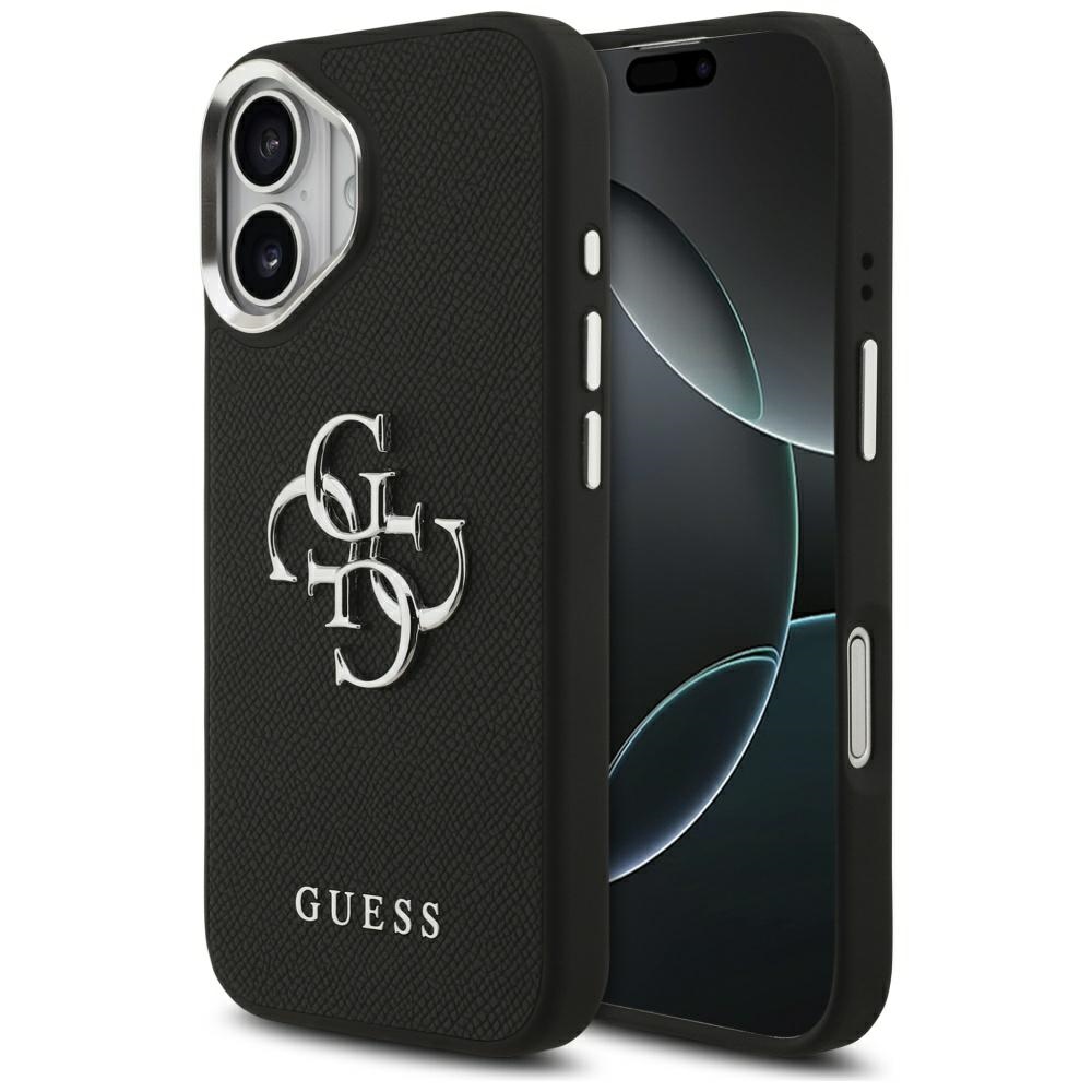 Guess Grained Big 4G Classic Logo ümbris jaoks iPhone 17 - must