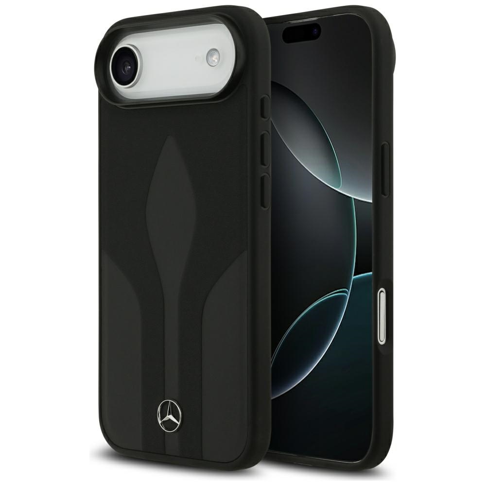 Mercedes Leather The Move MagSafe ümbris jaoks iPhone 17 Air - must