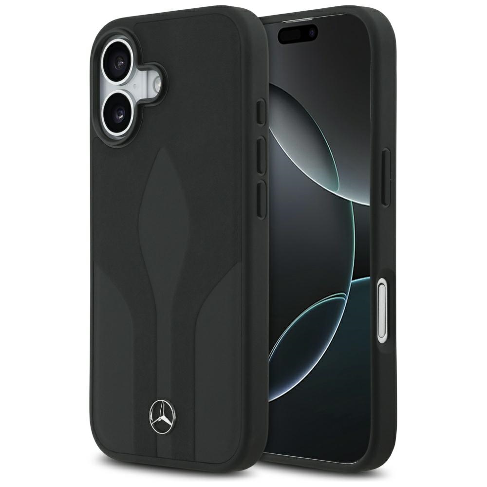 Mercedes Leather The Move MagSafe ümbris jaoks iPhone 17 - must