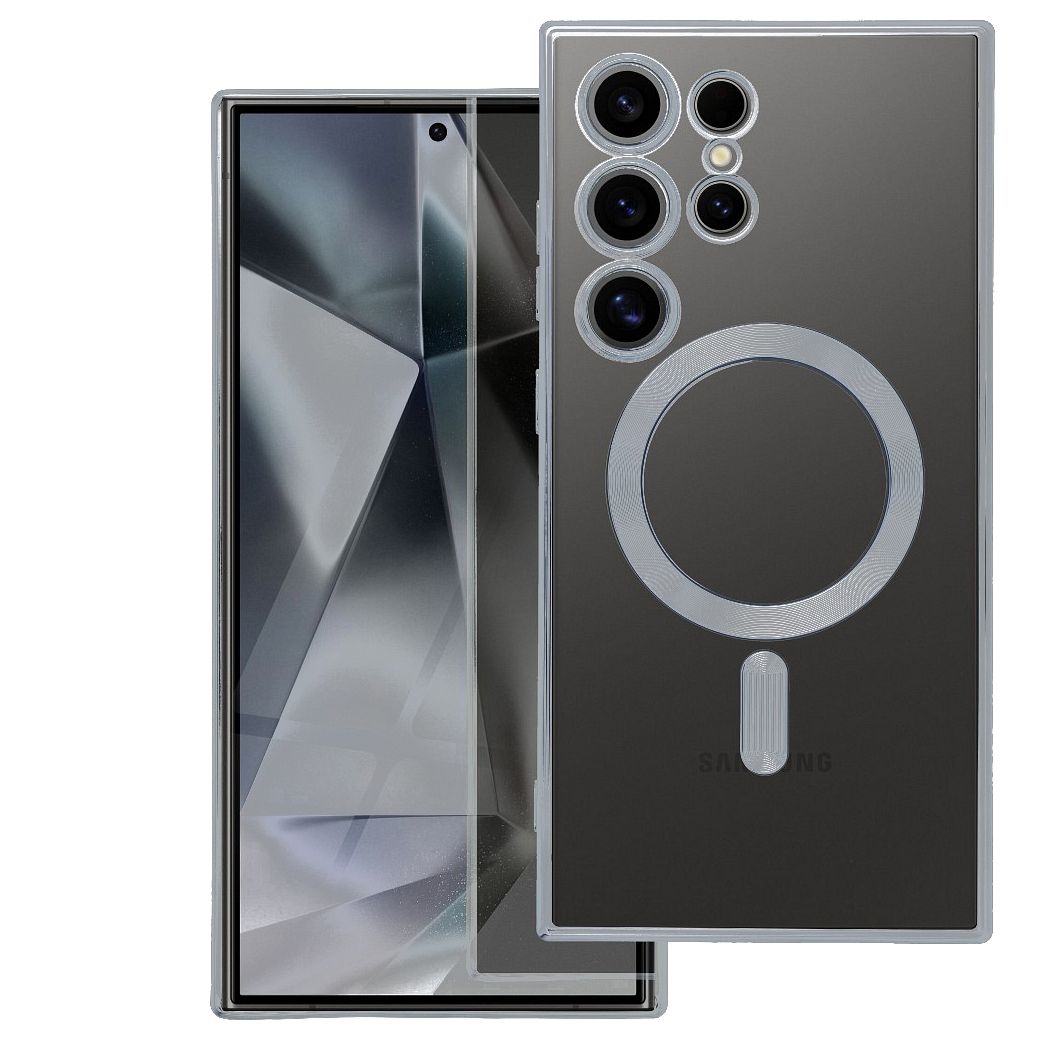 ELECTRO MAG COVER ümbris ühildub MagSafe jaoks SAMSUNG A37 hõbedane