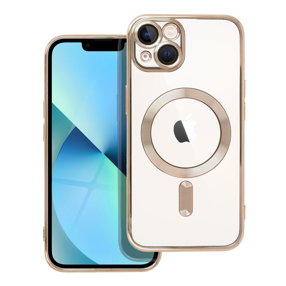 ELECTRO MAG COVER case compatible with MagSafe jaoks IPHONE 13 kuldne