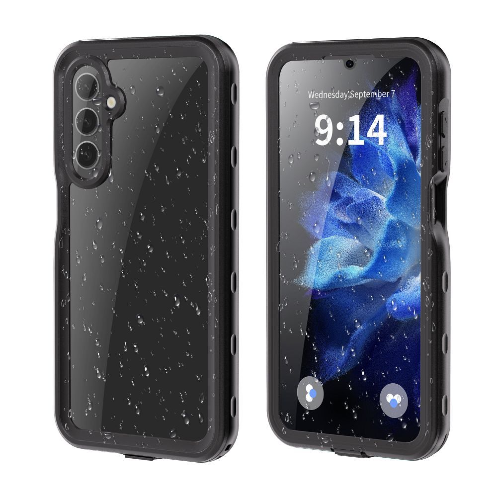 Waterproof case SHELLBOX A16 jaoks SAMSUNG A16 must