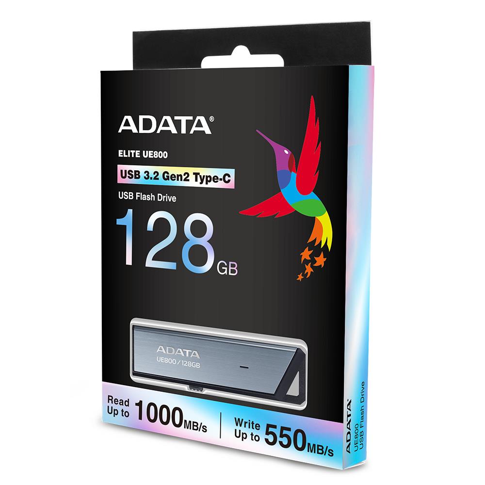 USB-C mälupulk ADATA 128GB hõbedane
