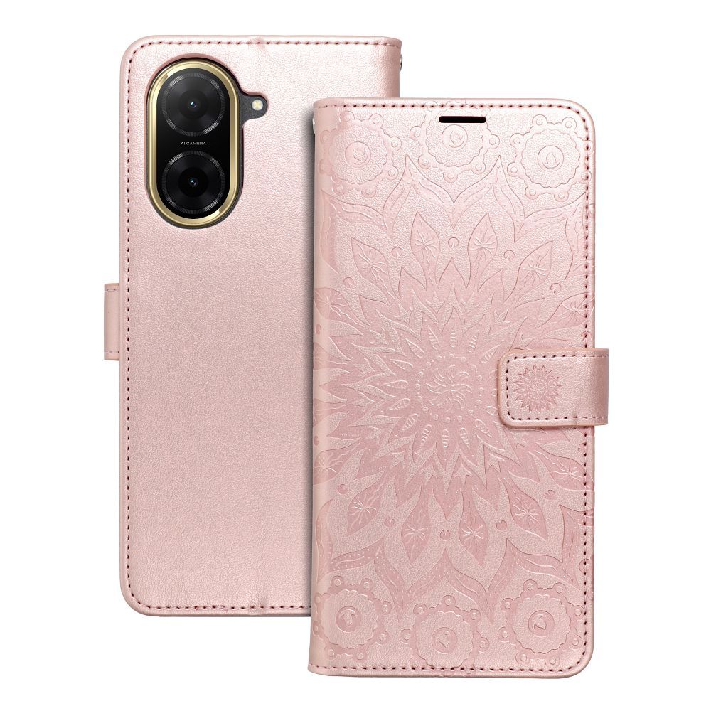MEZZO Book ümbris jaoks XIAOMI Redmi A5 ( 173,3 x 79,4 x 8,26) mandala rose kuldne