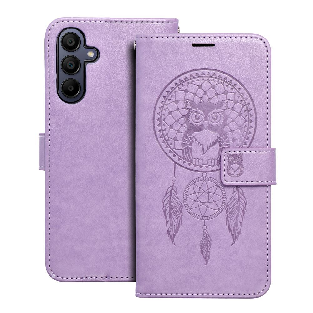MEZZO Book ümbris jaoks SAMSUNG A15 4G / A15 5G dreamcatcher lilla