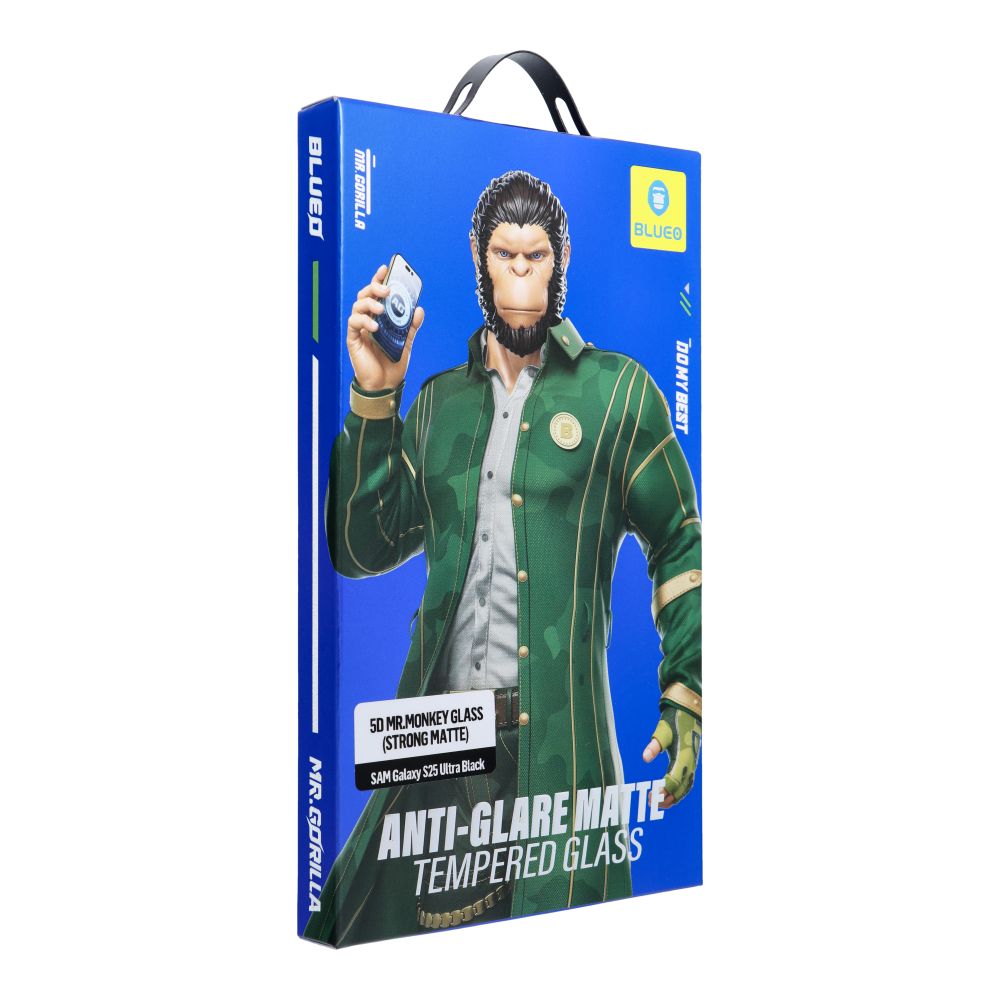 5D Mr. Monkey Glass - Samsung Galaxy S25 Ultra must (AG Matte Glass)