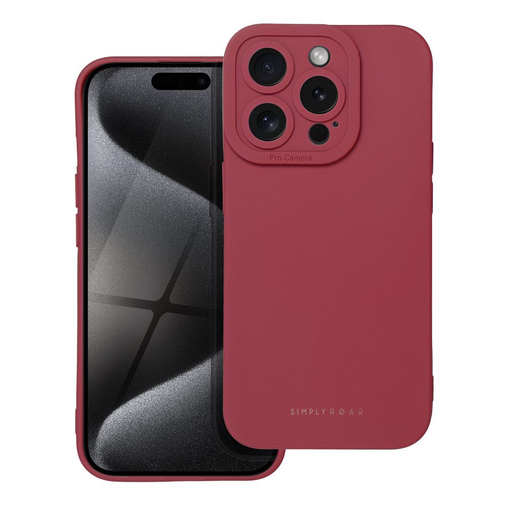 ROAR Ümbris LUNA jaoks IPHONE 15 Pro punane
