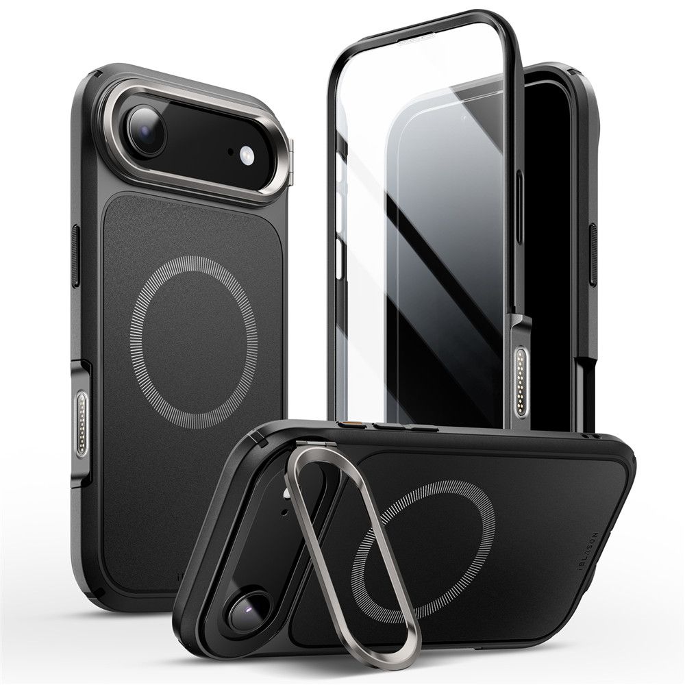 Supcase IBLSN Ares Flip Mag MagSafe Ümbris jaoks iPhone 17 Air - Must