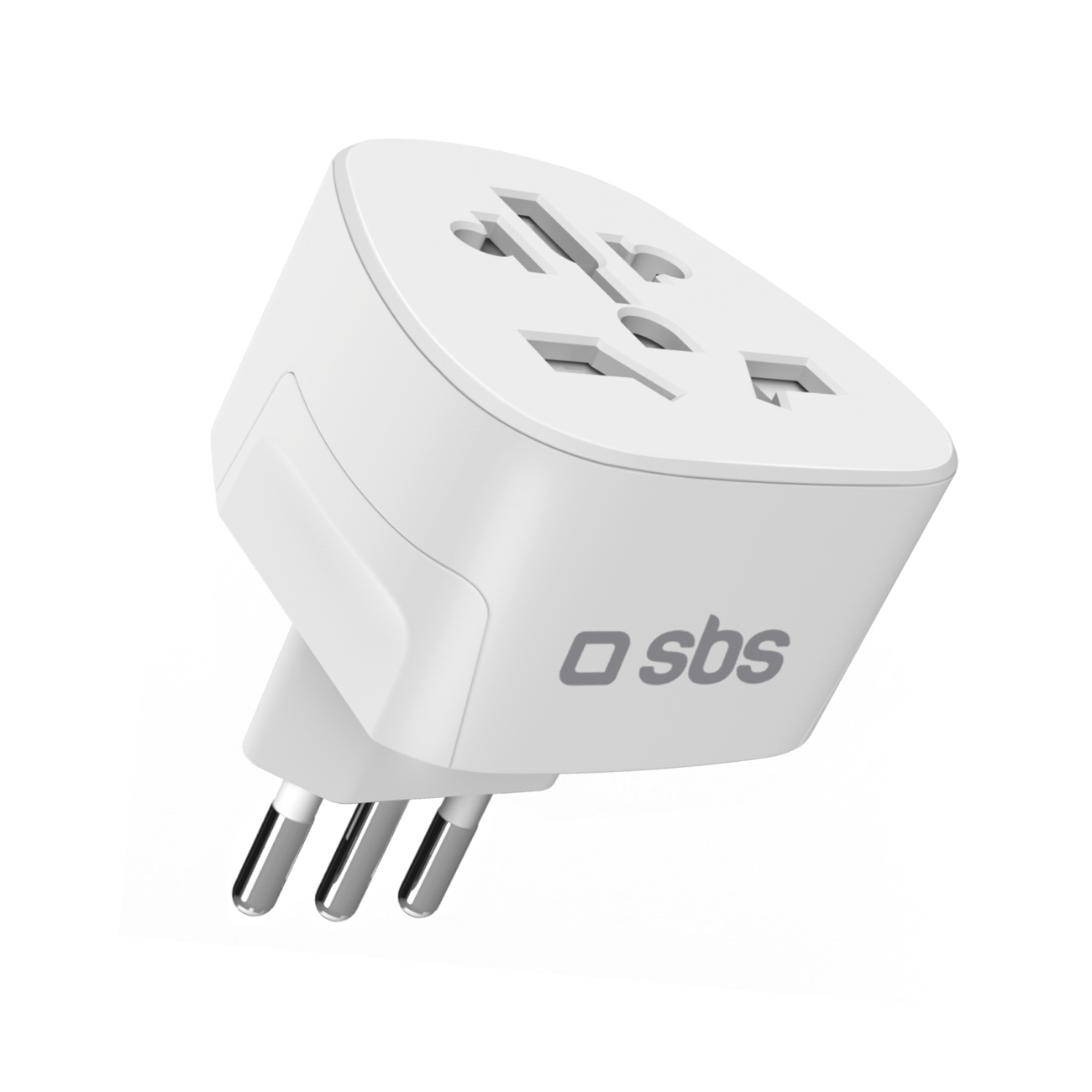 SBS IT Travel Adapter - Universal - Valge