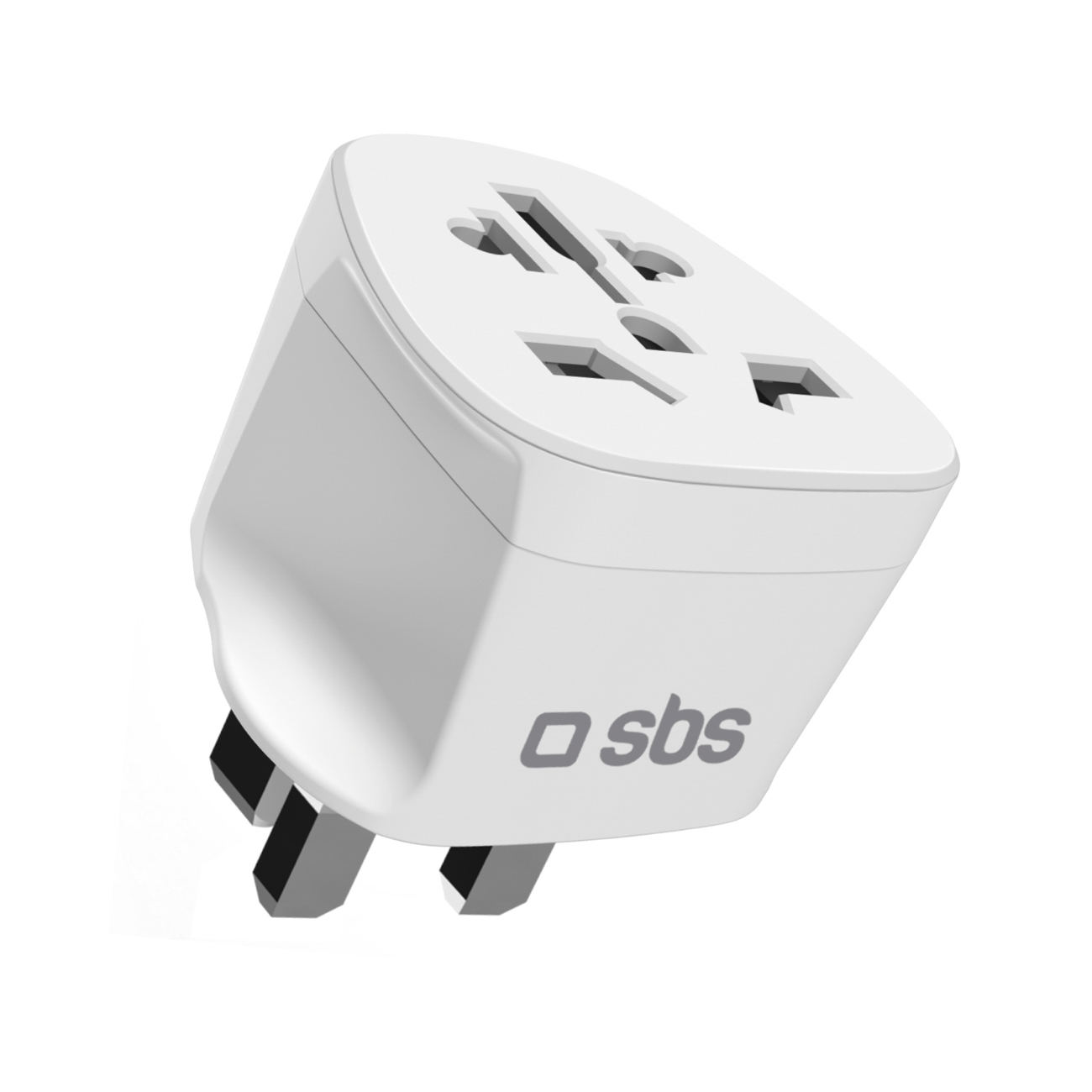 SBS UK Travel Adapter - Universal - Valge