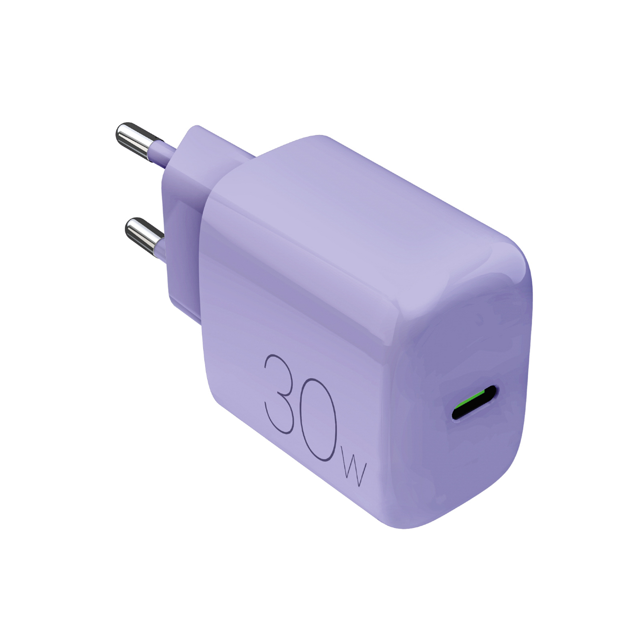 Puro Pro Lite 30W USB-C Wall Laadija - Purple
