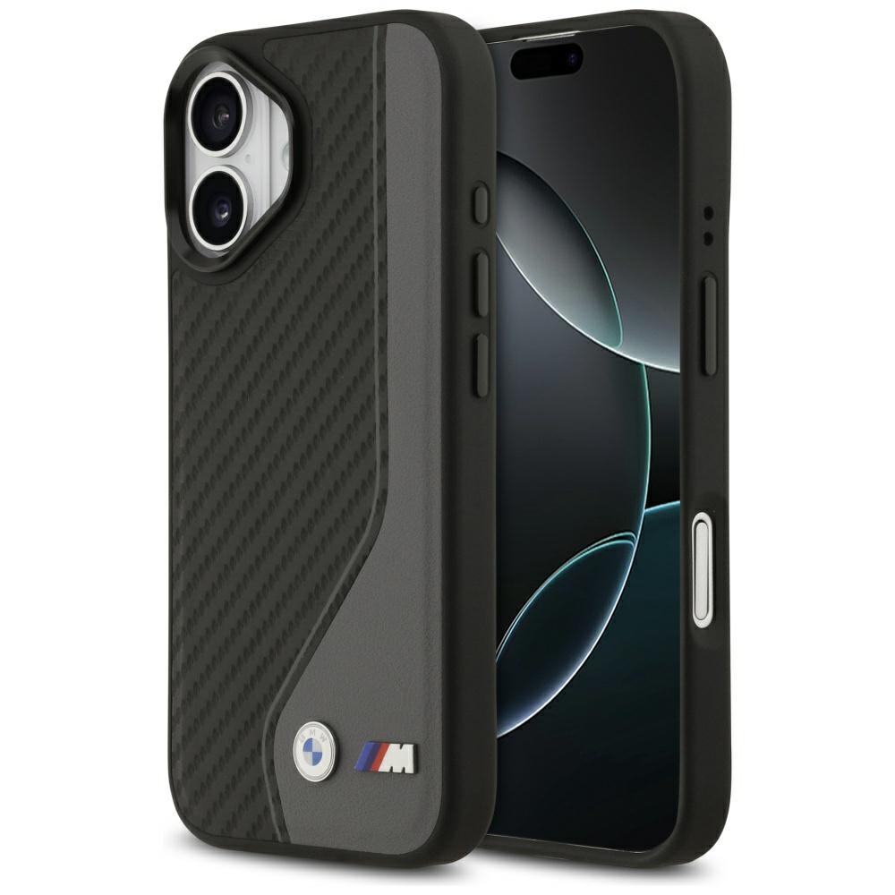 BMW M Carbon Logo MagSafe Ümbris jaoks iPhone 17 - must and hall