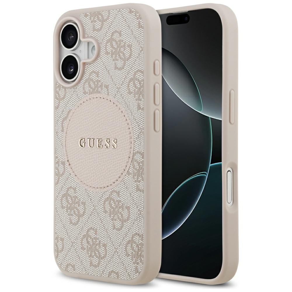 Guess 4G Circle Classic Logo MagSafe Ümbris jaoks iPhone 17 - Roosa