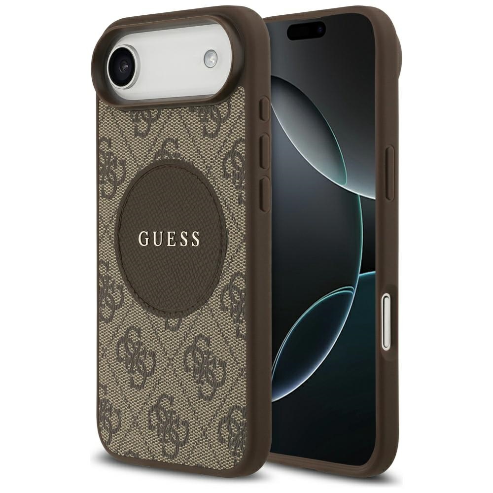 Guess 4G Circle Classic Logo MagSafe ümbris jaoks iPhone Air - brown