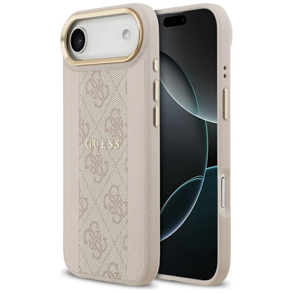 GUESS ümbris jaoks IPHONE 17 Air compatible with MagSafe GUHMP17MPG4SEMCP (PU W/ 4G Stripe) roosa