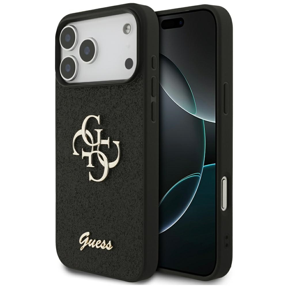 Guess Fixed Glitter Big 4G ümbris jaoks iPhone 17 Pro Max - must