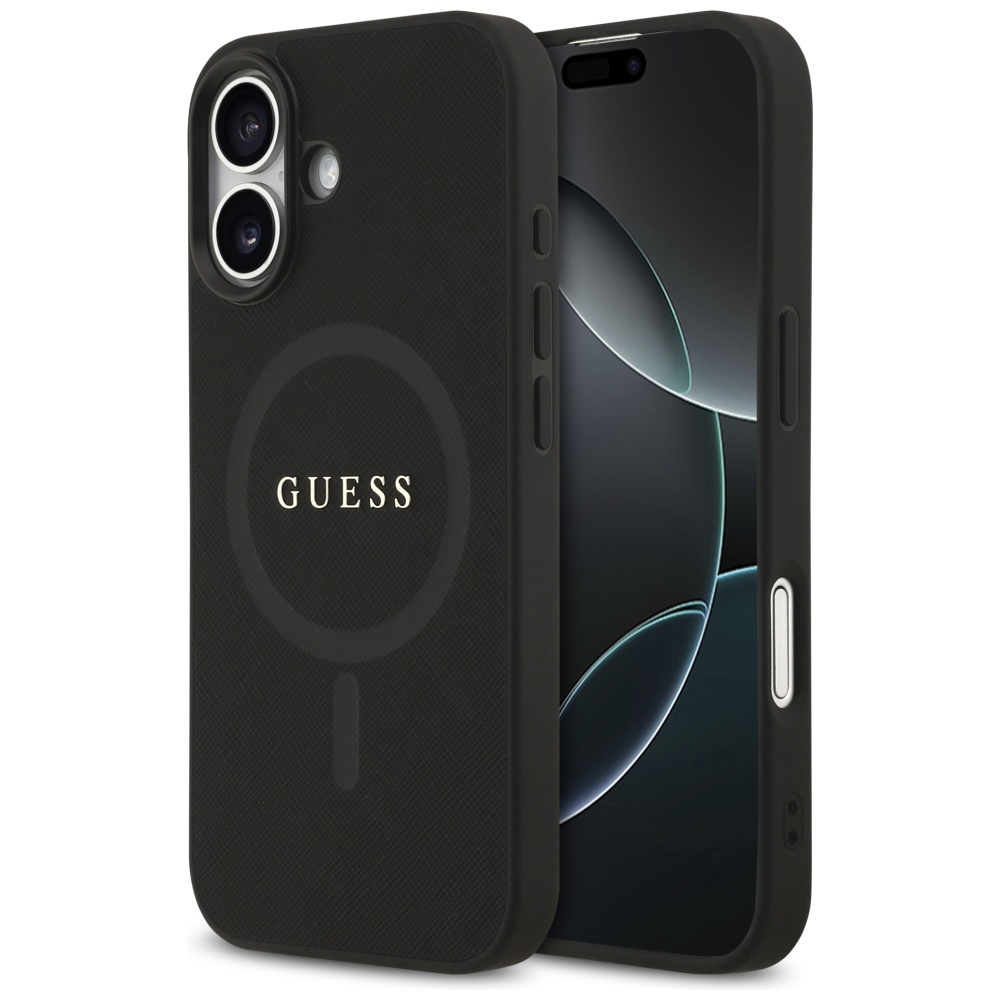 Guess Saffiano Classic Logo MagSafe ümbris for iPhone 17 - must