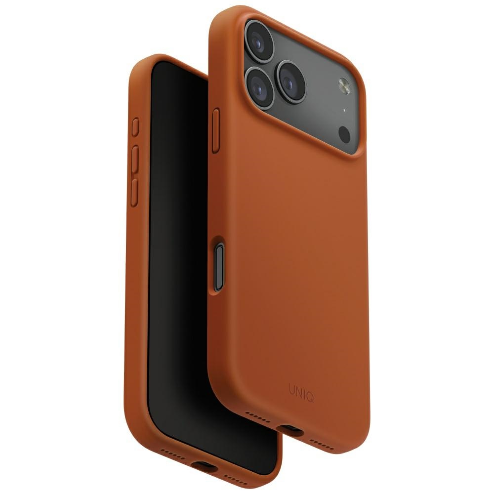 Uniq Lino Ümbris jaoks iPhone 17 Pro Max Magclick Charging - Oranž