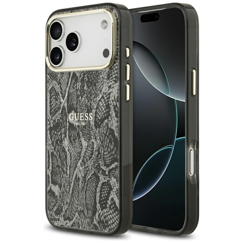 Guess Python Pattern MagSafe Ümbris jaoks iPhone 17 Pro Max - Must