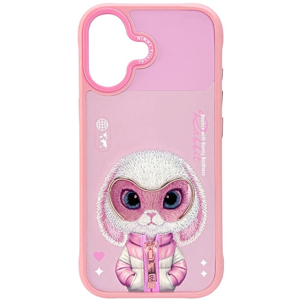 Nimmy Cool&Cute 2.0 Rabbit Ümbris jaoks iPhone 17 - Roosa