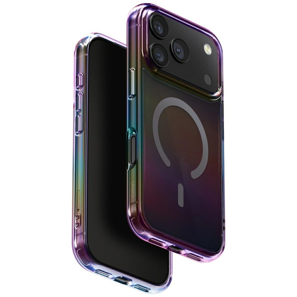 Uniq Iridescia Ümbris jaoks iPhone 17 Pro Magclick Charging - Multicolor