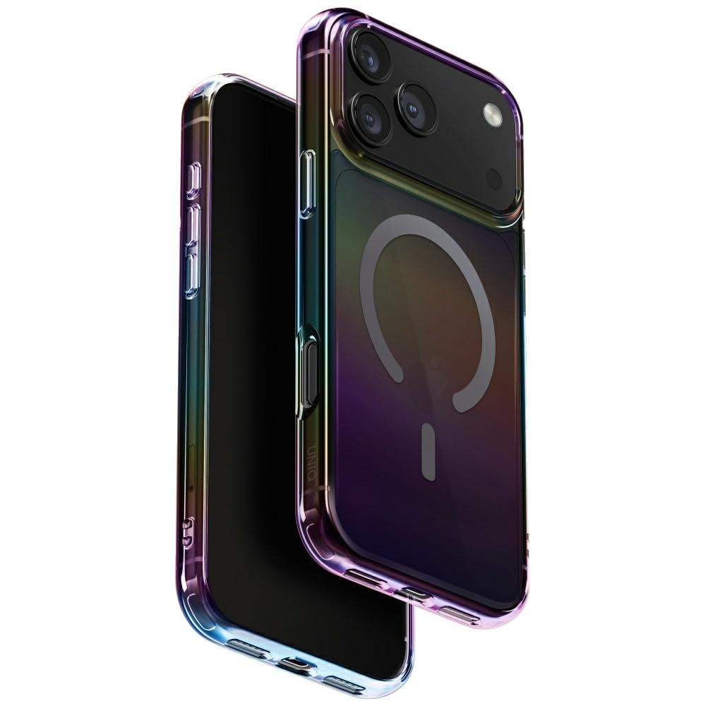 Uniq Iridescia Ümbris jaoks iPhone 17 Pro Max Magclick Charging - Multicolor