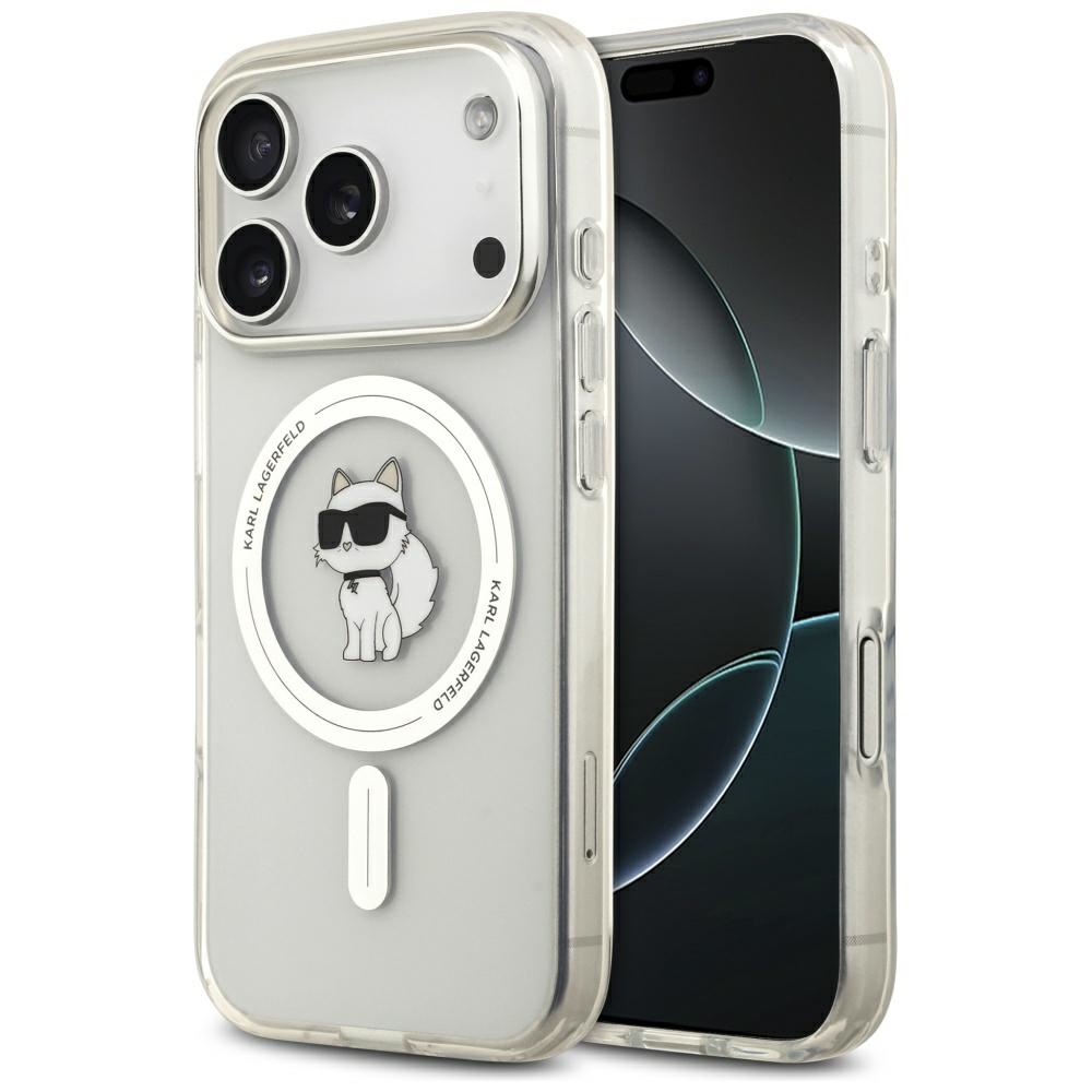 Karl Lagerfeld IML Choupette MagSafe Ümbris jaoks iPhone 17 Pro Max - Läbipaistev