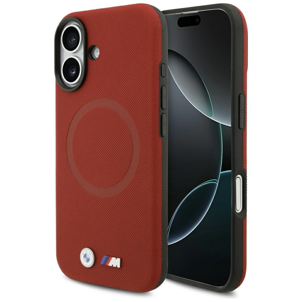 BMW M FW Metal Logo MagSafe Ümbris jaoks iPhone 17 - punane