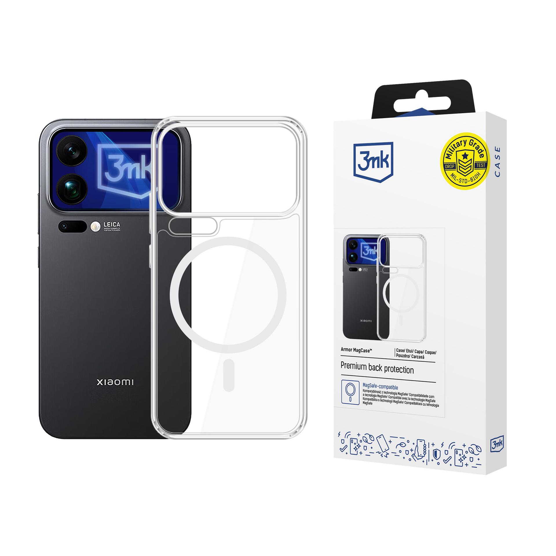 3mk Armor MagCase Xiaomi 17 Pro jaoks - läbipaistev