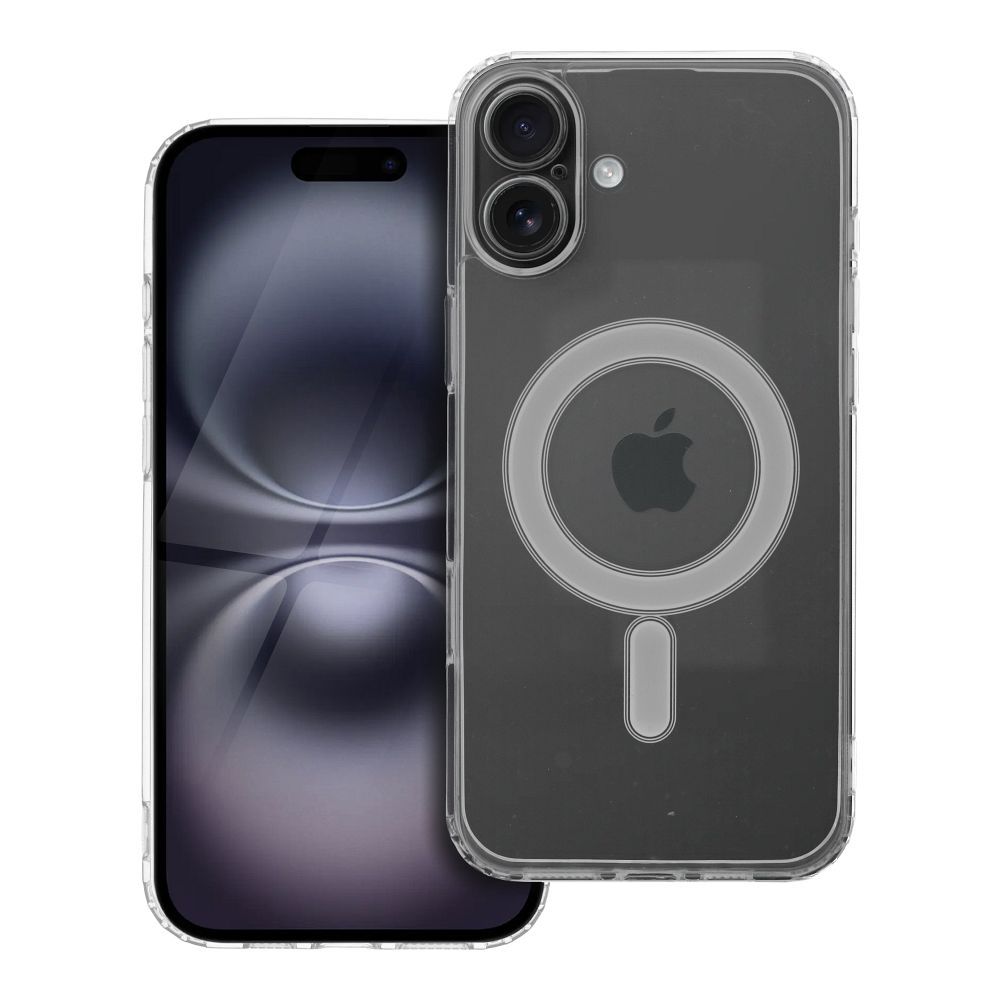 CLEAR MAG ÜMBRIS with camera protection compatible with MagSafe jaoks IPHONE 16 Plus läbipaistev
