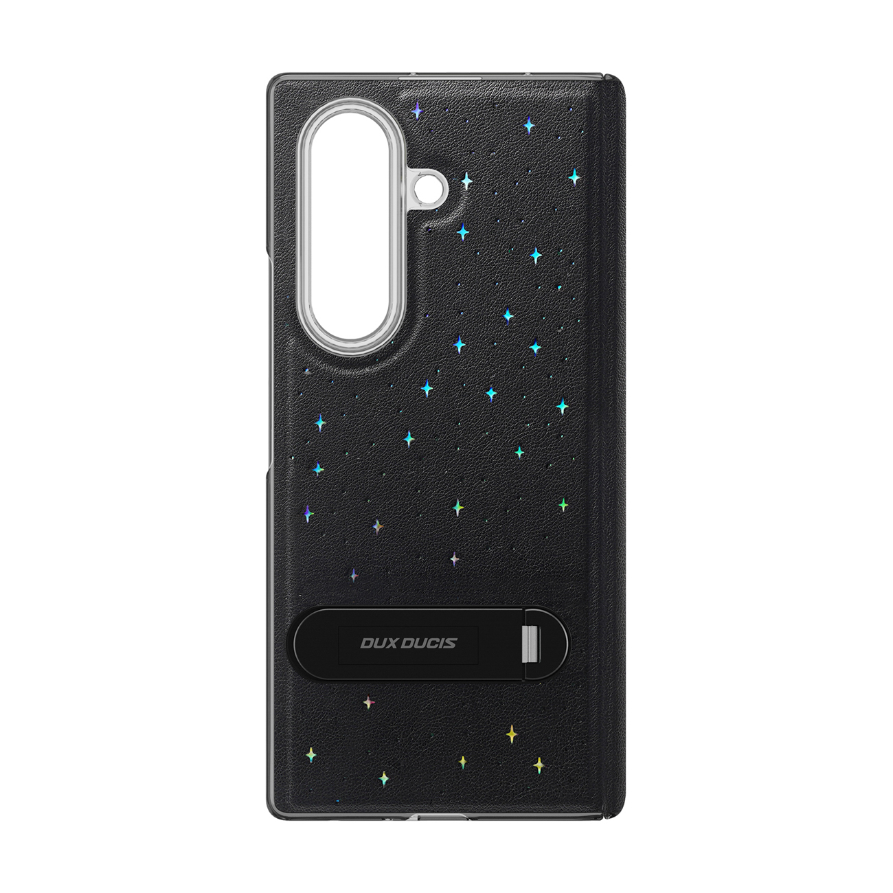 Dux Ducis Stex Ümbris jaoks Samsung Galaxy Z Fold 7 koos 360° Alus - must