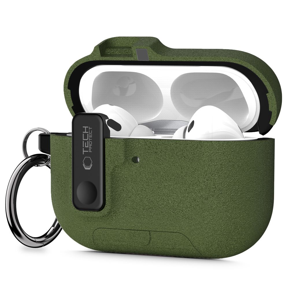 Tech-Protect Slim Hook Ümbris jaoks AirPods Pro 3 - Roheline