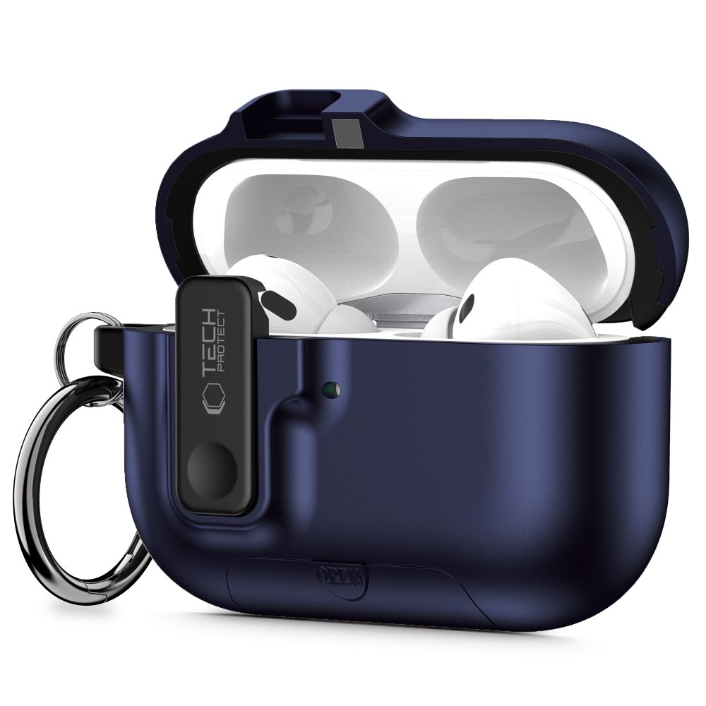 Tech-Protect Slim Hook Ümbris jaoks AirPods Pro 3 - Navy Sinine