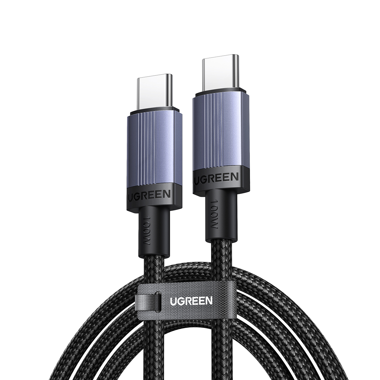 Ugreen USB-C USB-C PD kaabel 100W 5A 3m - must
