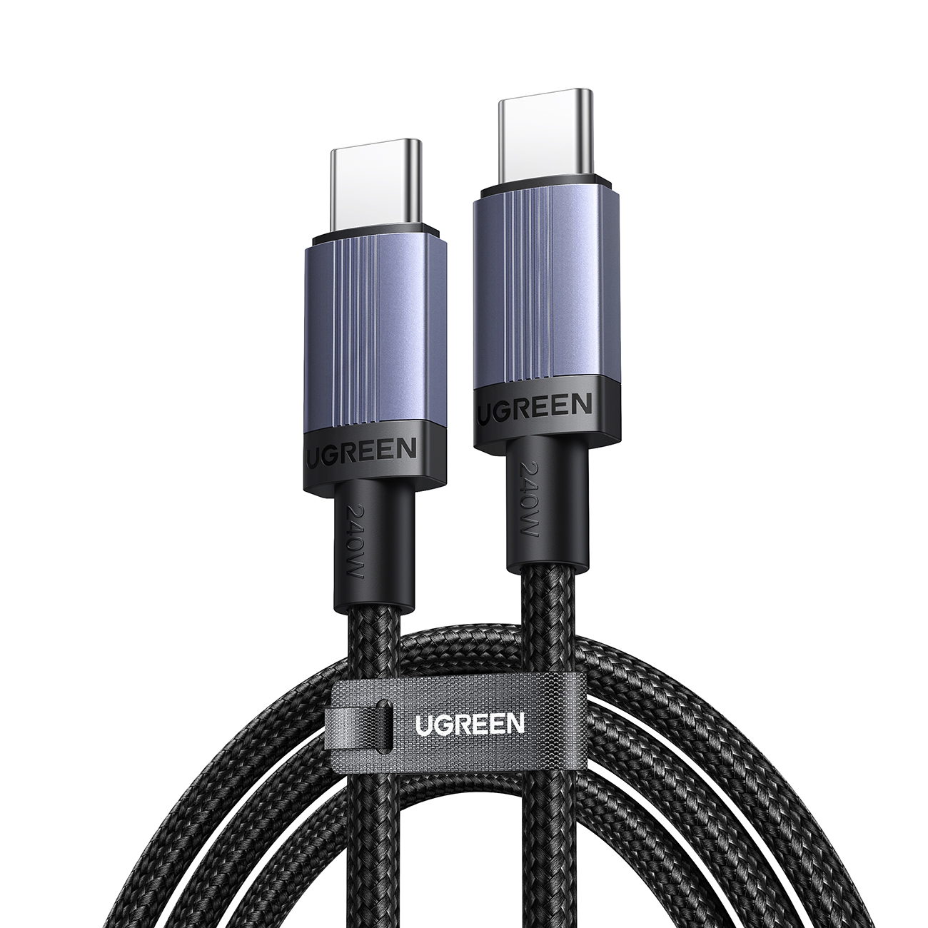 Ugreen USB-C USB-C PD kaabel 240W 2m - must
